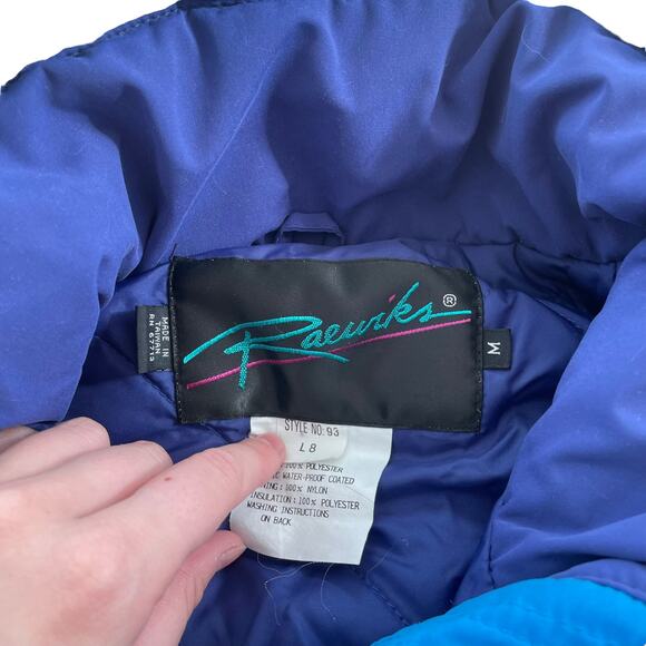 Vintage 90s Raewiks Winter Jacket M - Picture 3 of 4